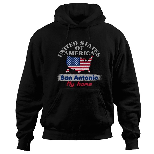 United States of America - San Antonio my home Hoodies