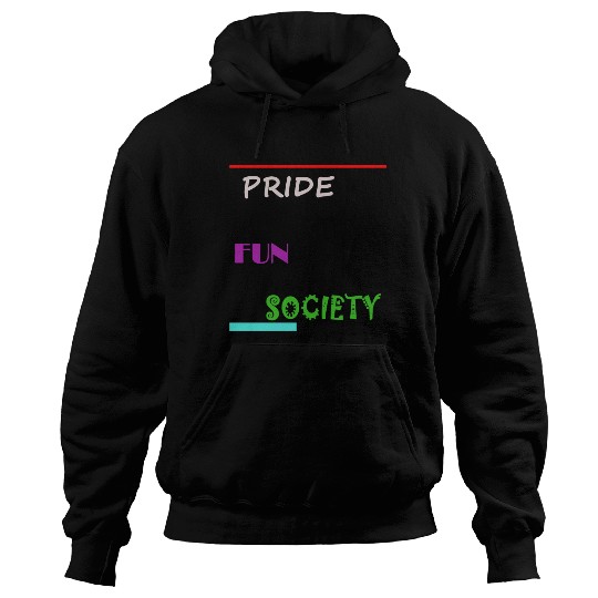PRIDE FUN SOCIETY Hoodies