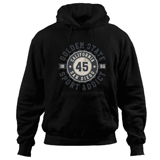 California Golden State San Diego Sport Addict Hoodies