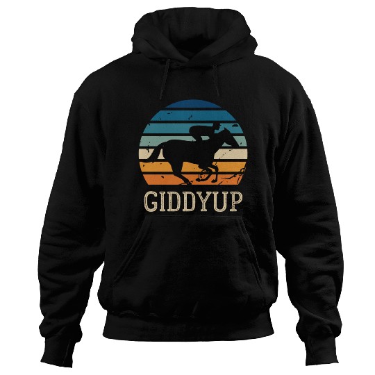Giddyup Horse Racing Hoodies