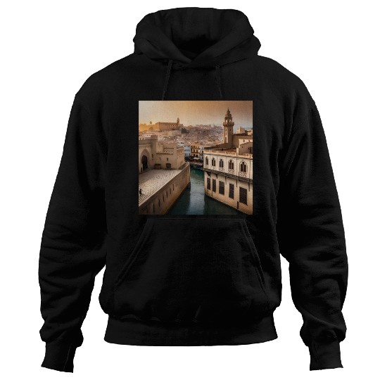 Fantasy pictures ,town Morocco ,city casablanca Hoodies
