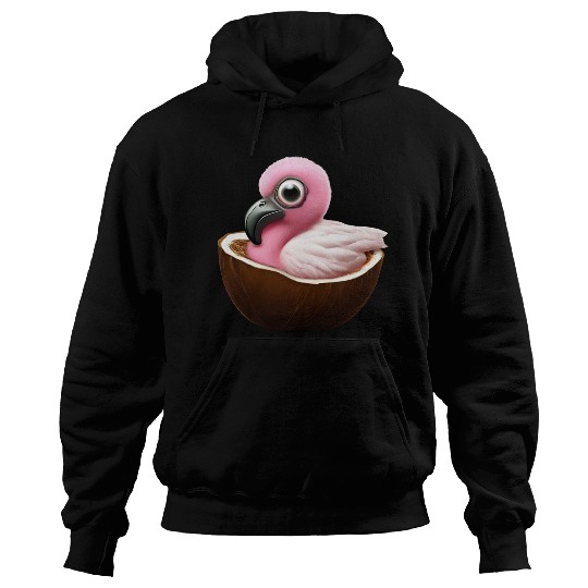 Coconut Flamingo Hoodies