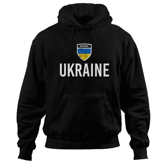 Ukraine Flag Ukrainian Flag Ukraine Hoodies