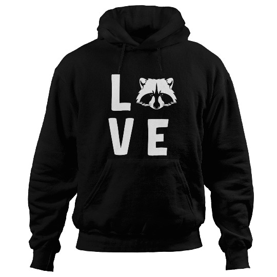 Raccoon Love Hoodies