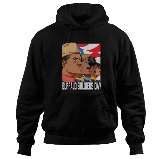 National Buffalo Soldiers Day July 28Th Patriotic Hoodies