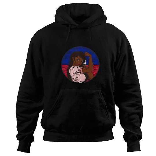 Patriotic Haitian Flag Haiti Proud Haitian Hoodies