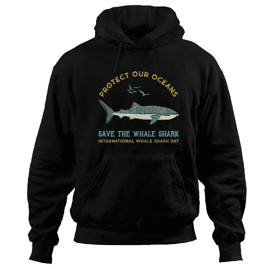 Save The Whale Sharks Protect Our Oceans Hoodies