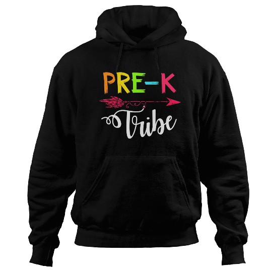 Team Pre K Teacher Tribe Back To School Hoodies
