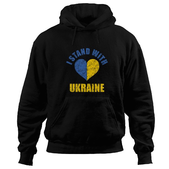Support Ukraine I Stand With Ukraine Ukrainian Hoodies