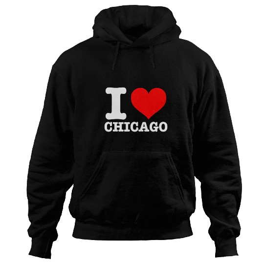 Chicago - I Heart Chicago - I Love Chicago Hoodies