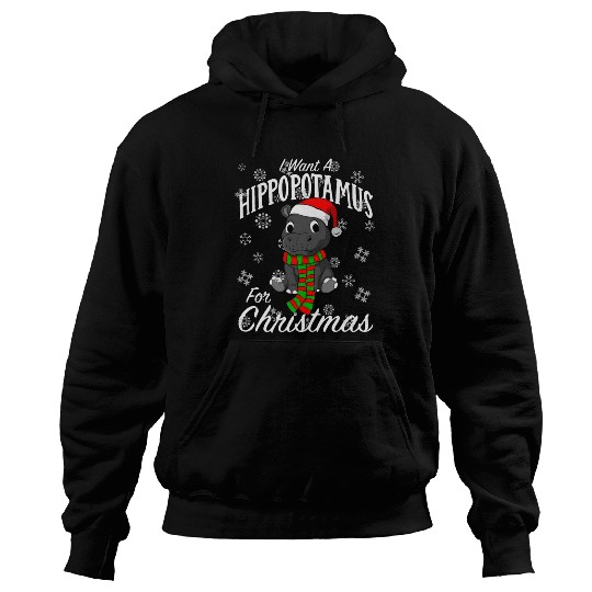 I Want A Hippopotamus For Hippo Hoodies