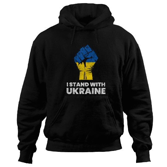 Ukrainian Flag I Stand With Ukraine Flag Hoodies