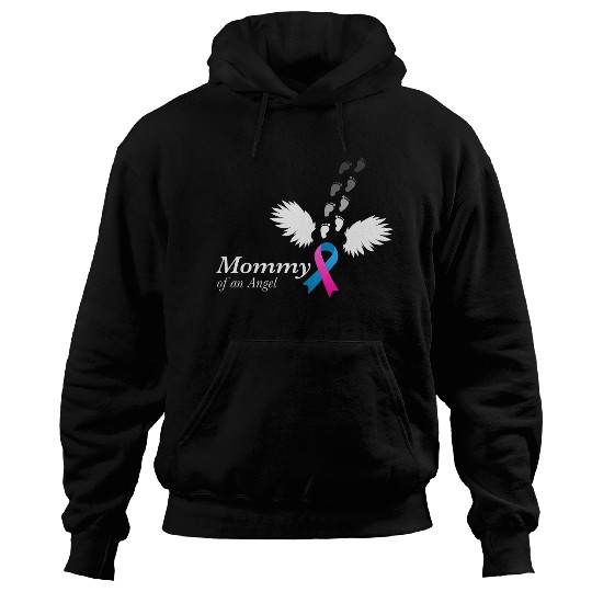 Angel Mommy Miscarriage Awareness Infant Mother Hoodies