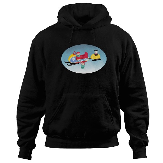 fisher price little people snow mobile 2 Hoodies