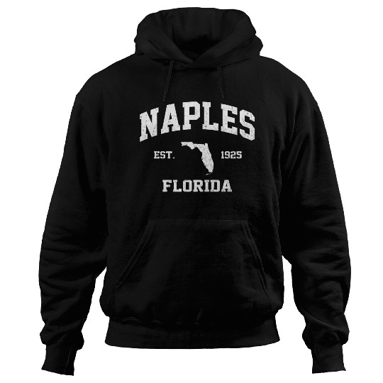 Naples Florida Fl State Athletic Style Hoodies
