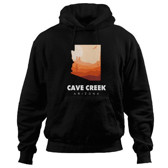Caving Cave Creek Arizonna For Caveman Hiker Hoodies