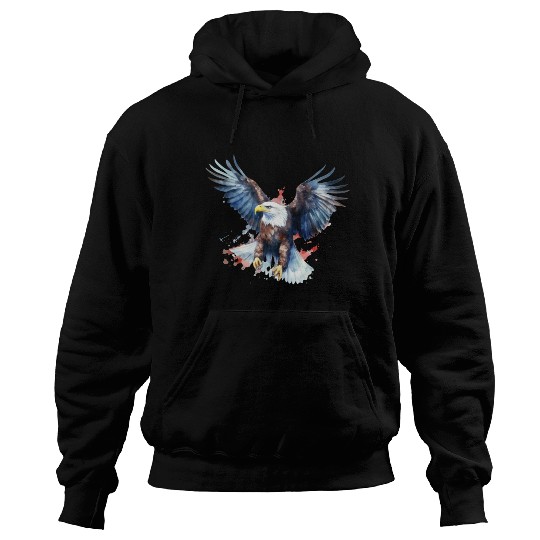 Eagle 4Th July Independent Day Hoodies