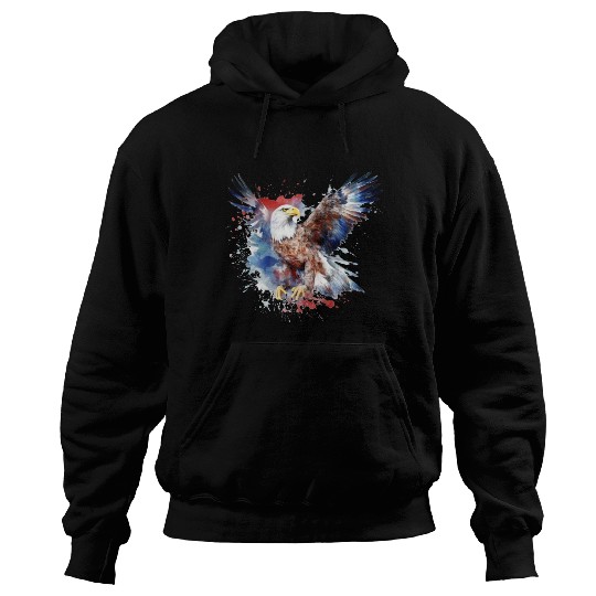 Eagle 4Th July Independent Day Hoodies