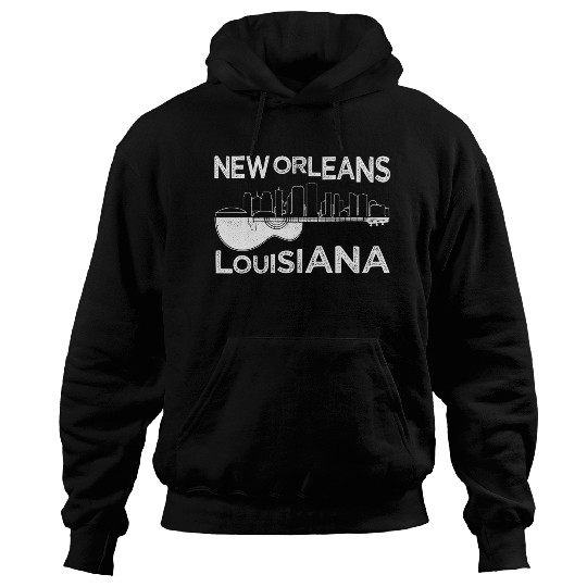 Souvenir New Orleans Guitar Music Louisiana New Hoodies