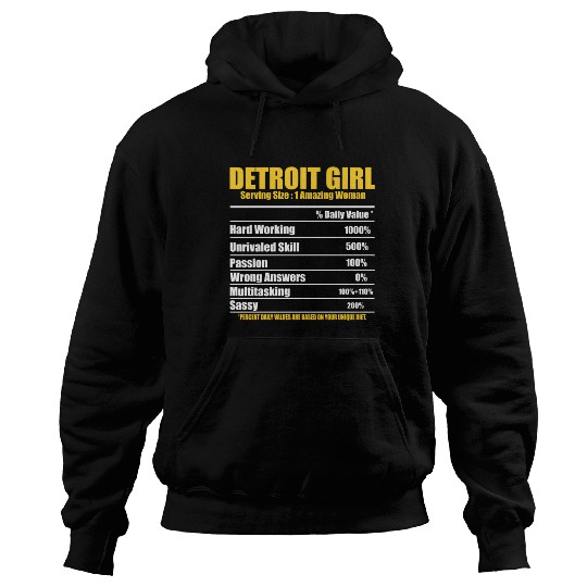 Hilarious Detroit Definition Motor City American Hoodies