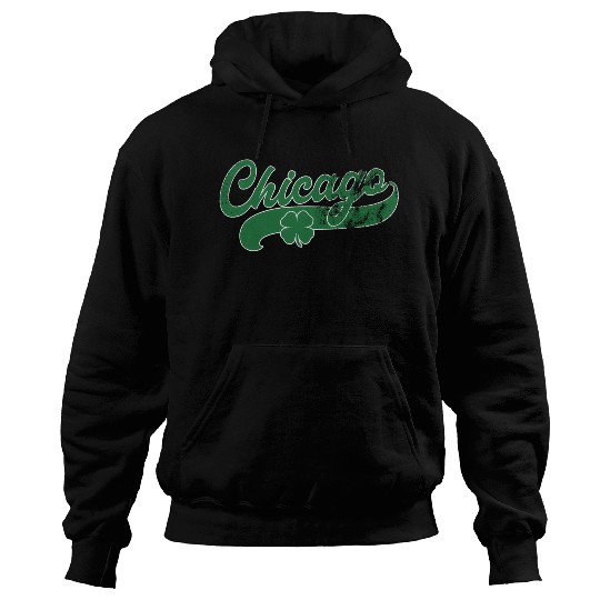 Chicago Shamrock St Patrick'S Day Saint Paddy'S Ir Hoodies
