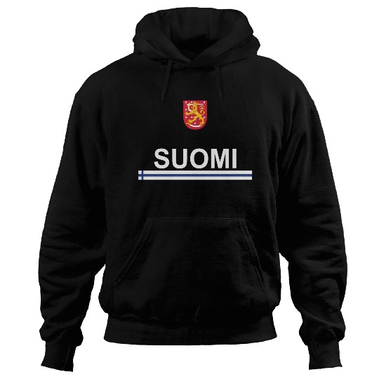 Suomi Sports Finland Flag And Emblem Hoodies
