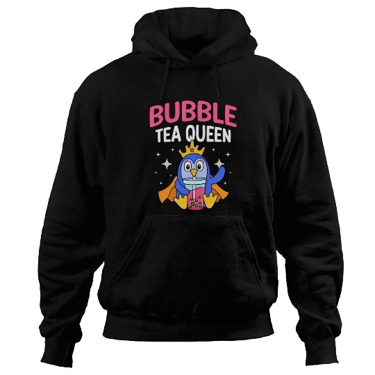 Bubble Tea Queen Boba Tea Drinker Korean Drink Hoodies