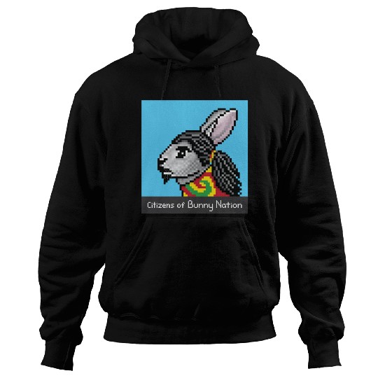 Citizens of Bunny Nation NFT #72 Artwork Hoodies