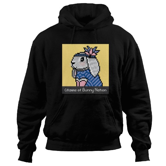 Citizens of Bunny Nation NFT #64 Artwork Hoodies