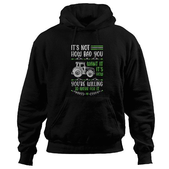 Farmer Work Hard Work Vegetable Hoodies