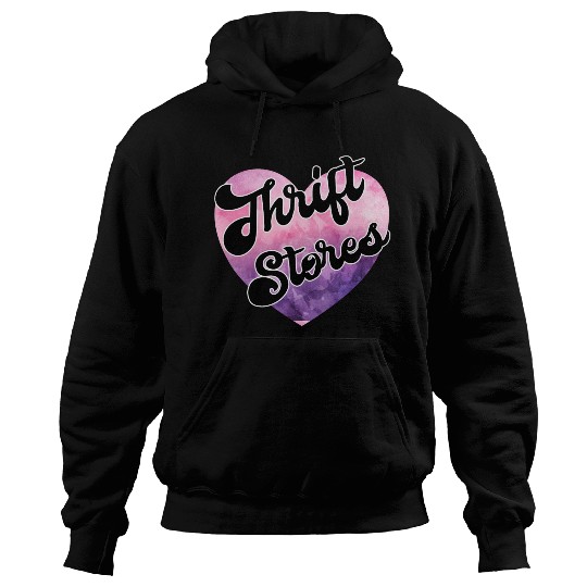 Thrift Stores purple pink watercolor Hoodies