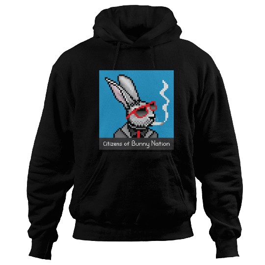 Citizens of Bunny Nation NFT #14 Artwork Hoodies
