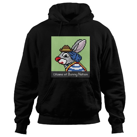 Citizens of Bunny Nation NFT #16 Artwork Hoodies