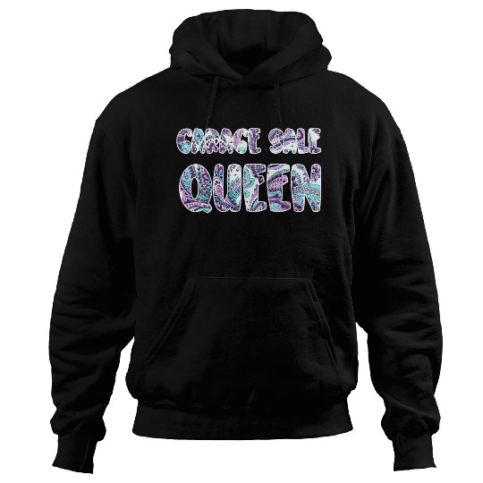 Garage Sale Queen paisley Hoodies