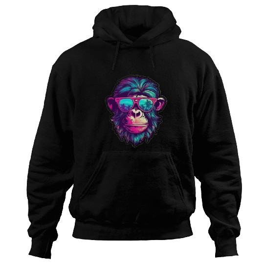 Miami Sunglass Monkey - Embrace the Sun Hoodies