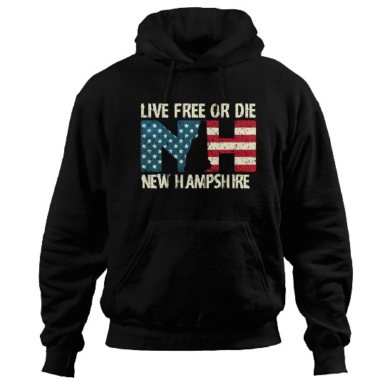 New Hampshire Patriotic Live Free Or Die Product Hoodies
