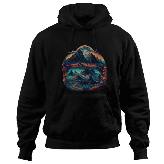 Psychedelic mystical illustration Hoodies
