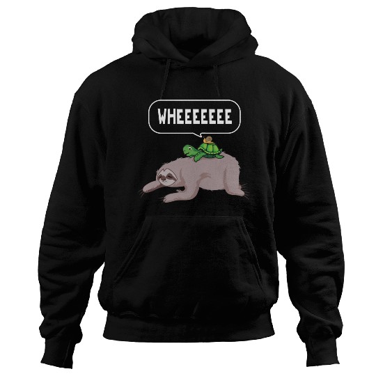 Sloth Turtle Snail Lazy Sleeping People Hoodies