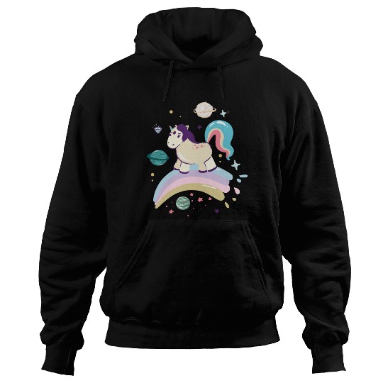 Unicorn rainbow Hoodies