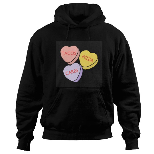FRONTARTFunny Conversation Hearts Candy Hoodies