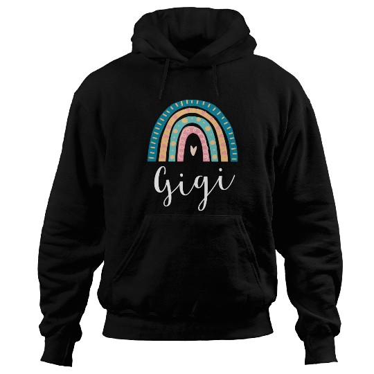 Gigi Rainbow For Grandma Family Hoodies