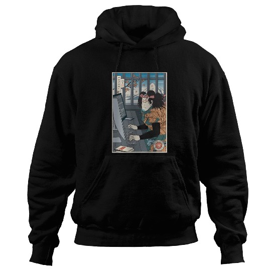 Samurai Programmer 3 Samurai Computer Samurai Pc Hoodies