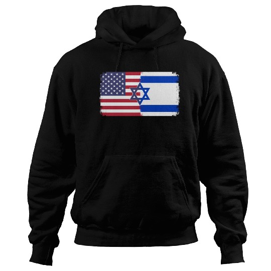 Israel Usa Flag Hoodies