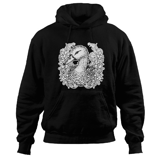 Duck Bird Nature Pond Hoodies
