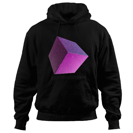 Impress with this geometric 3D cube design. Stand Hoodies