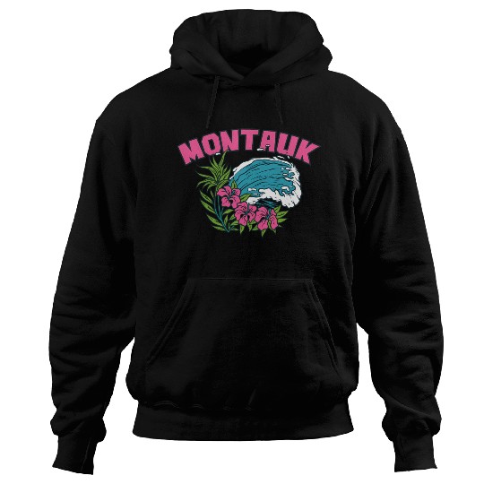 Montauk New York Summer Nyc Tropical Montaukett Hoodies