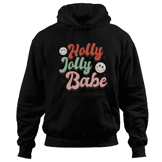 Holly Jolly Babe Hoodies