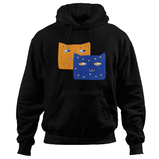 Cat Minimalist Painting Inspired Hoodies