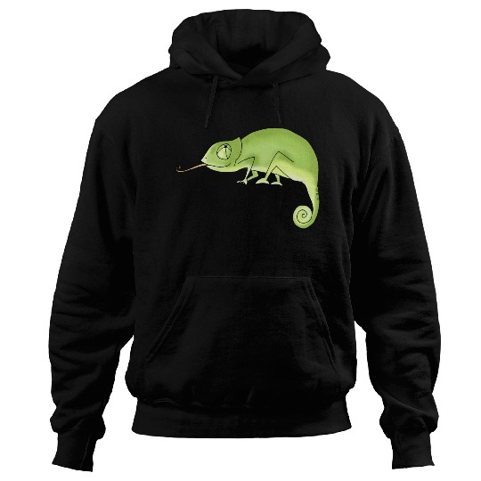 Green Chameleon Hoodies