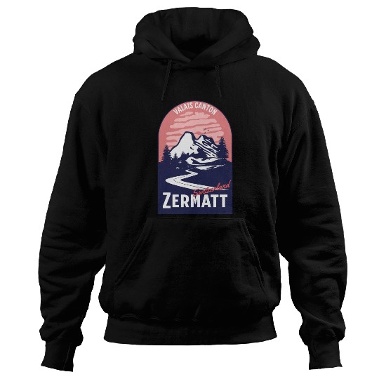 Valais Canton Zermatt Switzerland Hoodies